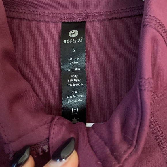 Zip front athleisure jacket - Picture 3 of 5